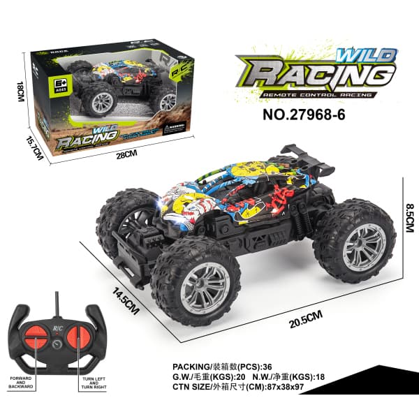 010412 Masina 1:18 cu R/C cu lumina