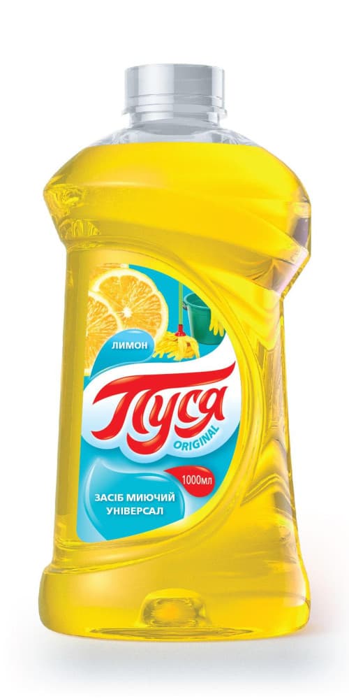 010597 Detergent universal de curățenie "Pusea" 1000 ml -Lămâie
