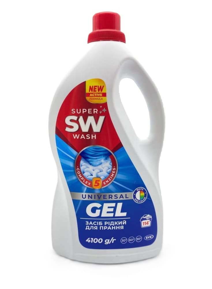 010632 Detergent lichid de rufe UNIVERSAL "SUPER WASH" 4100 g