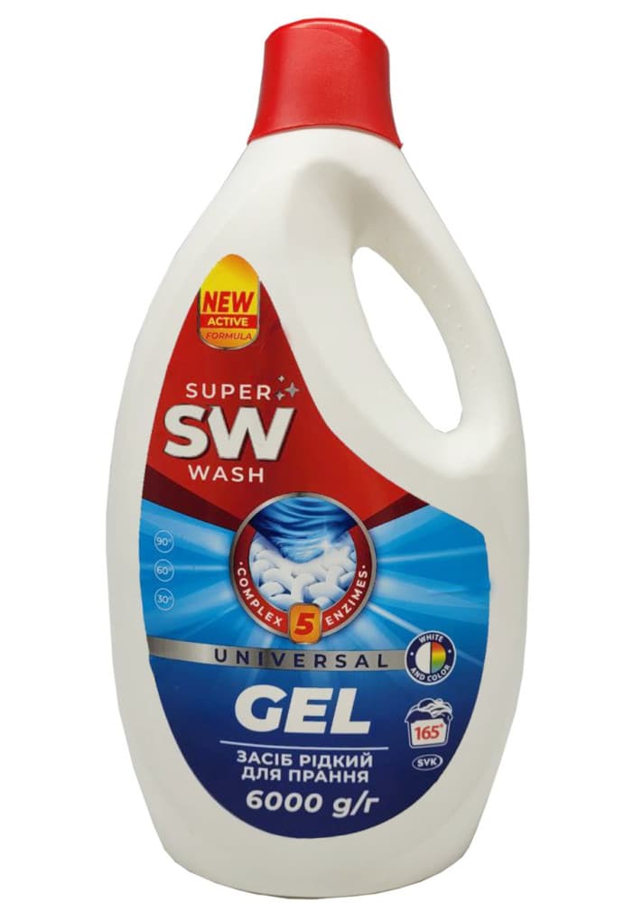 010636 Detergent lichid de rufe UNIVERSAL "SUPER WASH" 6000 g