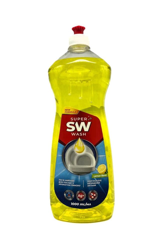 010658 Detergent de vase"SUPER WASH" 1000 ml -Lămâie
