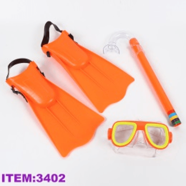 010372 Set de înot - labe, mască, snorkel