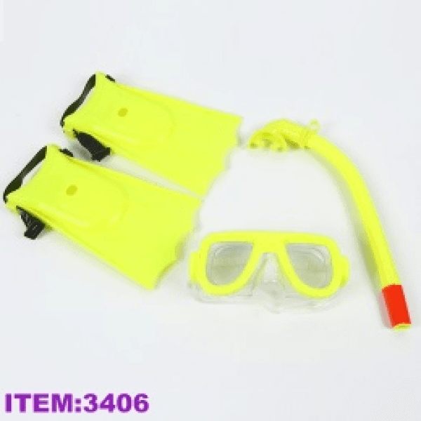 010373 Set de înot - labe, mască, snorkel