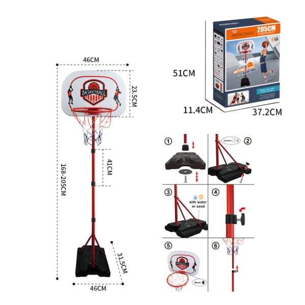 010716 Set basket 205cm