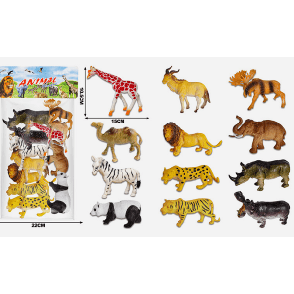 010731 Set animale 12buc